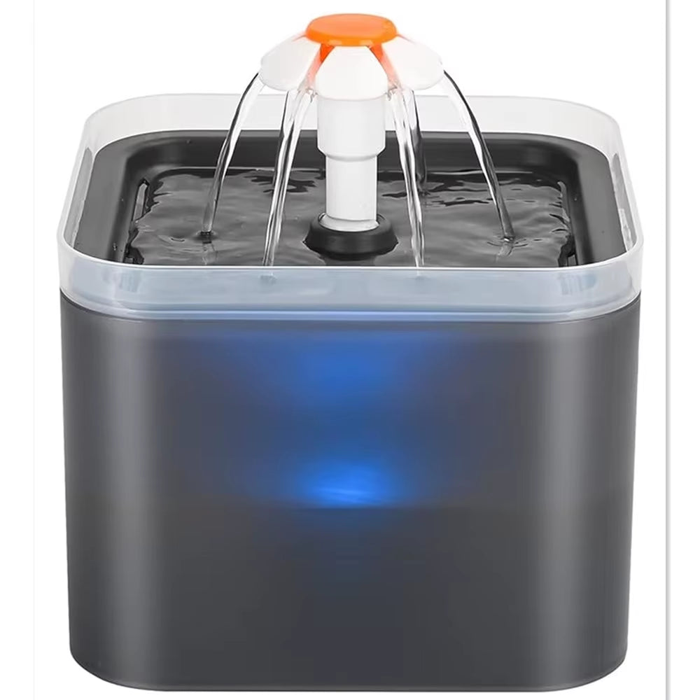 Cat Water Fountain 67Oz/2L for Pet Small Dogs Drinking Ultra Silent with LED Lighting Water Dispenser Automatic Drinking